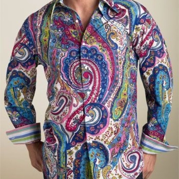 Robert Graham Other - Robert Graham Sir Roland Paisley Button Shirt XL